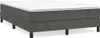 vidaXL Boxspringbettgestell Dunkelgrau 140x200 cm Samt Produktbild-Vorschau 1