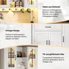 Merax Küchenhochschrank Scheunenstil mit LED, Aufbewahrung Produktbild-Vorschau 9