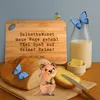 Mr. & Mrs. Panda Frühstücksbrett Spruch Alleine Reisen Produktbild-Vorschau 4