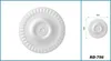 HEXIM Stuckrosette Styropor EPS weiß, Deckenrosette rund & Produktbild-Vorschau 2