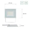 Spectrum LED NOCTIS LUX 3 Fluter weiß 100W Strahler 9400lm Produktbild-Vorschau 6