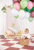 10 Stk. Luftballon Ø30cm "Uni Pastell" | Rosemarin Grün Produktbild-Vorschau 4