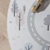 Volero - Auto Spielteppich Rund - Rocky Ride Weiß - Ø 160 Produktbild-Vorschau 12