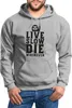 Hoodie Herren Live Slow Die Whenever Sweatshirt Produktbild-Vorschau 2