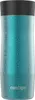 A teal colored Contigo travel mug with a textured pattern and a black lid. Produktbild-Vorschau