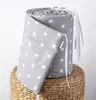 STERNE Grau 100% Baumwolle 180 x 30 cm BETTUMRANDUNG Produktbild-Vorschau 1
