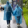 10 Stück Durchsichtig Regenponcho, Einweg Regenponcho Damen Produktbild-Vorschau 6