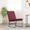 vidaXL Loungesessel Weinrot 52x75x76 cm Stoff Produktbild-Vorschau 2