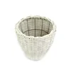 Rattan Blumentopf rund 1 Stück - L weiß Produktbild-Vorschau 2