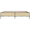 Bettgestell Sonoma-Eiche 200x200 cm Holzwerkstoff und Produktbild-Vorschau 5