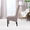 6 ks židle kryty Stretch Elastan židle kryt pro jídelnu Náhled obrázku produktu 3