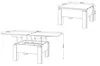 Design Couchtisch Tisch Oslo höhenverstellbar 49 / 76cm Produktbild-Vorschau 2