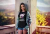 Damen T-Shirt Spruch Ich hasse Menschen kotzendes Einhorn Produktbild-Vorschau 3