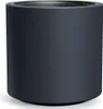 A dark gray cylindrical planter is shown against a white background. Náhled obrázku produktu