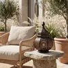 Orientalische Laterne Metall Lamis Schwarz 30cm | Produktbild-Vorschau 4