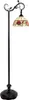 Clayre & Eef Tiffany Stehlampe 40x27x152 cm Braun Glas Produktbild-Vorschau 2