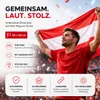 Banderina de Austria, 90x150 cm – Mundial 2026. Bandera de Vista previa de la imagen del producto 4