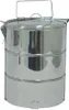 A three-tier stainless steel tiffin carrier. Podgląd zdjęcia produktu