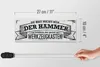 Holzschild Spruch 27x10cm Du bist nicht nur der Hammer Produktbild-Vorschau 5