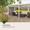 Blumfeldt Pavillon altánok 3x6 m, kovový altánok z Náhľad obrázku produktu 4