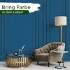 Wandfarbe Blau Petrol Anthrazit Matt Innenfarbe – Deckkraft Produktbild-Vorschau 2