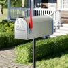 Skrzynka pocztowa Wiltec US srebrnoszara 150 x 513 x 223 Podgląd zdjęcia produktu 10