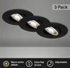LED Einbauleuchten Schwenkbar 3er Set 5 W matt-schwarz Produktbild-Vorschau 2