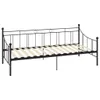Tagesbett-Rahmen Schwarz Metall 90×200 cm Produktbild-Vorschau 3