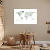 MuchoWow® Poster Weltkarte - Zitat - Reisen 90x60 cm - Produktbild-Vorschau 6