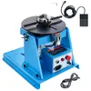 A blue welding positioner with a chuck and control box is shown against a white background. Podgląd zdjęcia produktu