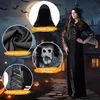 Costume di Halloween per donna, costume da strega Anteprima dell’immagine prodotto 4