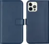 Selencia Echtleder Klapphülle iPhone 12 (Pro) - Blau Produktbild-Vorschau 1