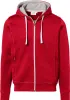 HAKRO Kapuzenjacke Bonded 455, rot/silber, L Produktbild-Vorschau 3
