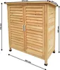 Szopa ogrodowa z 2-skrzydłowymi drzwiami 870x465x916 mm w Podgląd zdjęcia produktu 5