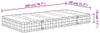 vidaXL Matratze Bonnell-Federkern Mittel 80x200 cm Produktbild-Vorschau 7