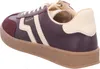 A side view of a burgundy and cream Gant sneaker. Produktbild-Vorschau