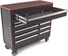 HBM Werkzeugwagen mit 11 Schubladen – 111 cm – schwarz Produktbild-Vorschau 5