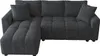 Merax 3-Sitzer Sofa, L-förmiges Ecksofa mit Chaiselongue, Produktbild-Vorschau 8