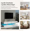 STILVORA Wandmontierter TV-Schrank mit LED-Beleuchtung und Produktbild-Vorschau 3