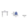 Technical drawings with dimensions and weight information. Produktbild-Vorschau