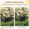 COSTWAY 150L Bollerwagen faltbar, Transportwagen mit Produktbild-Vorschau 6