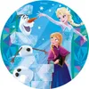 Jadalny topper na tort Disney Frozen II Elsa, Anna, Olaf Podgląd zdjęcia produktu 1