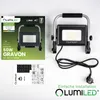 LUMILED Baustrahler LED mit Stativ 50W 5000 lm Produktbild-Vorschau 9