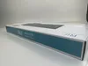 The image shows the side of a product box for a gaming keyboard and mouse set. The box is white with a teal band along the side, featuring the brand logo and some text. Produktbild-Vorschau