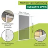 Fliegengitter Schiebetüre aus Alu – 120x240 cm, weiß Produktbild-Vorschau 2