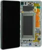 Original AMOLED Display Touchscreen Bildschirm Rahmen Grün Produktbild-Vorschau 1