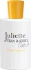A white bottle of perfume with a yellow cap and text on the front. Voir les images du produit
