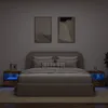 Nachttische mit LED-Leuchten 2 Stk. Räuchereiche 50x40x45 Produktbild-Vorschau 4