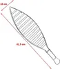 Fischgrillrost 41 cm Grillrost für Fisch verchromter Stahl Produktbild-Vorschau 4