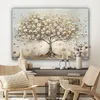 Leinwand Bilder 120x80 cm - Lebensbaum - Beige - Gold - Produktbild-Vorschau 7